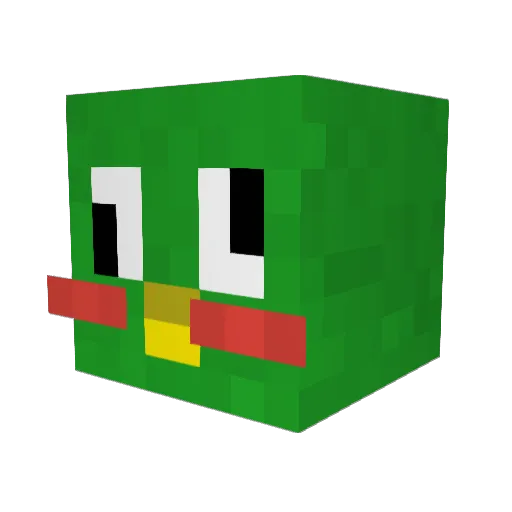 Dumb_0wl Minecraft avatar head, 3D render