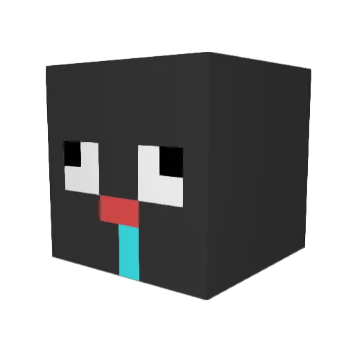 Dumb_SUDA Minecraft avatar head, 3D render