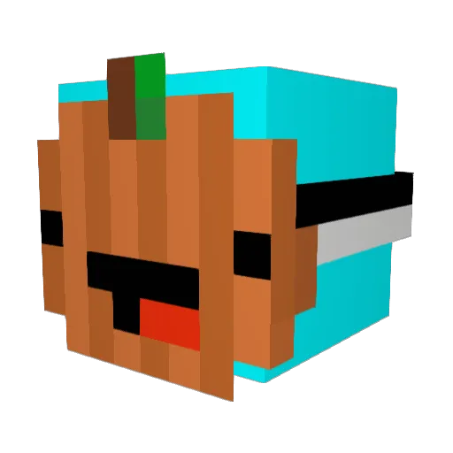 Dumb_Troll Minecraft avatar head, 3D render
