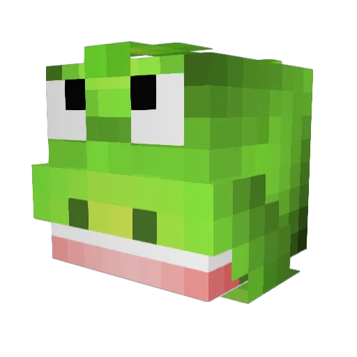 DumbfoundedQuoka Minecraft avatar head, 3D render