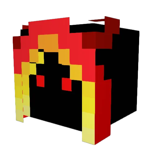 Dumblydore02 Minecraft avatar head, 3D render