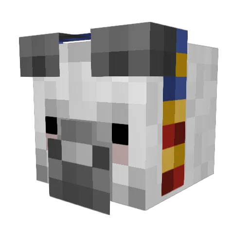 Dumi1908 Minecraft avatar head, 3D render