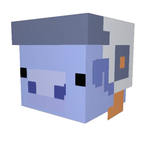 DummyTadaaa_ Minecraft avatar head, 3D render