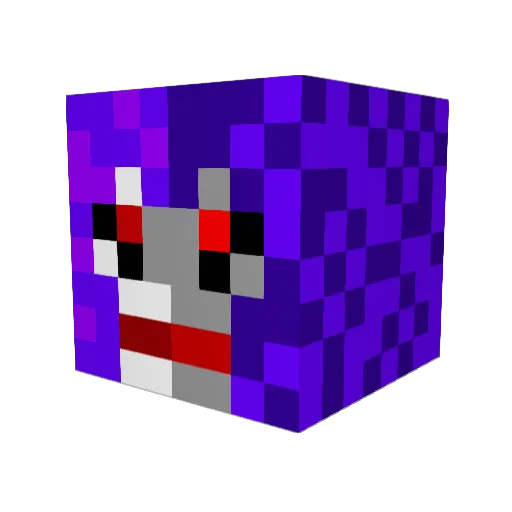 Dump29 Minecraft avatar head, 3D render