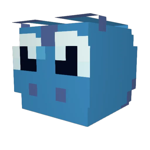 DumplingMunch Minecraft avatar head, 3D render