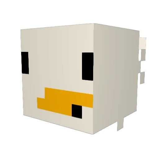 Dumplingduck810 Minecraft avatar head, 3D render