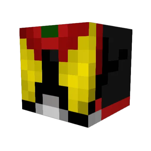 DumpsterBaby23 Minecraft avatar head, 3D render