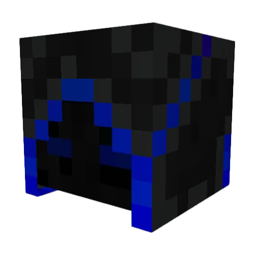 Dunager Minecraft avatar head, 3D render