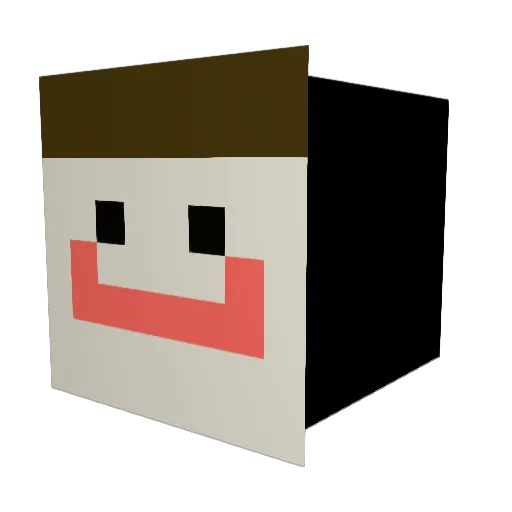 DuncanDonut7530 Minecraft avatar head, 3D render