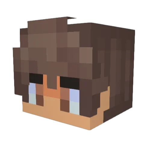 DuncanDonutzz Minecraft avatar head, 3D render