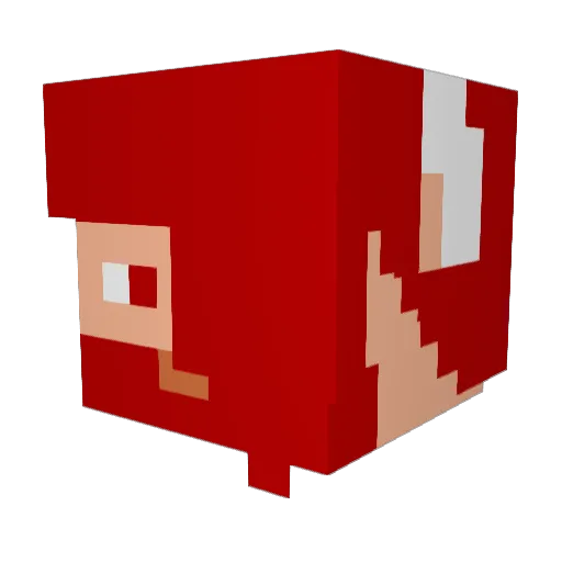 DuncanKlysh Minecraft avatar head, 3D render