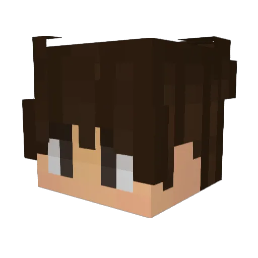 DuncanTheHarper Minecraft avatar head, 3D render