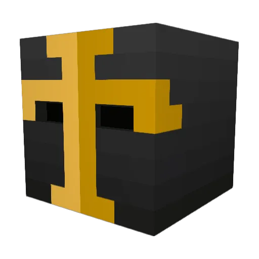DungeonBoss Minecraft avatar head, 3D render