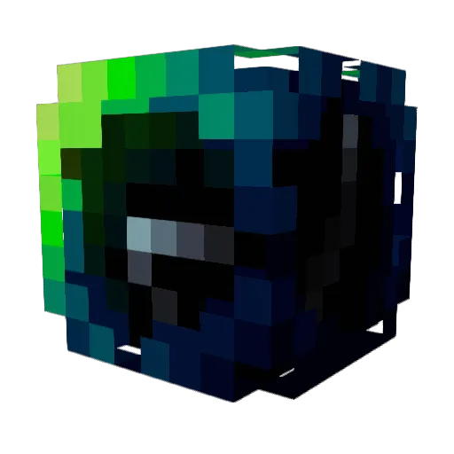 DungeonDaddy711 Minecraft avatar head, 3D render