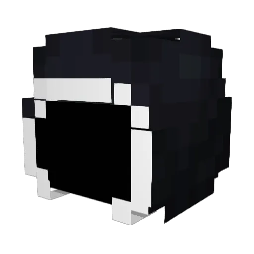 DungeonLurker Minecraft avatar head, 3D render