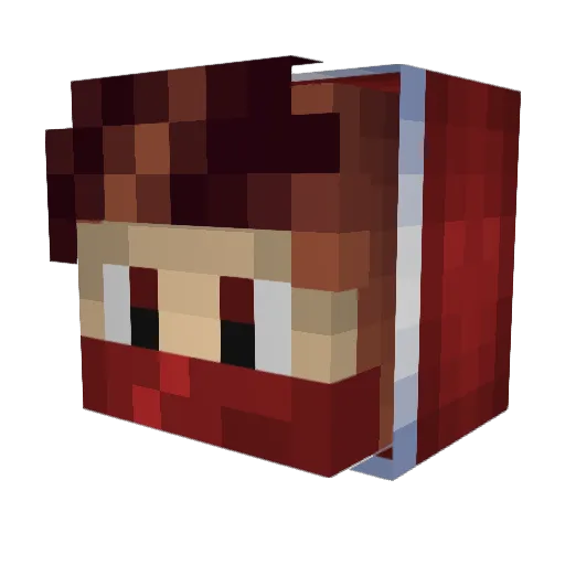 DungeonMasterSLV Minecraft avatar head, 3D render