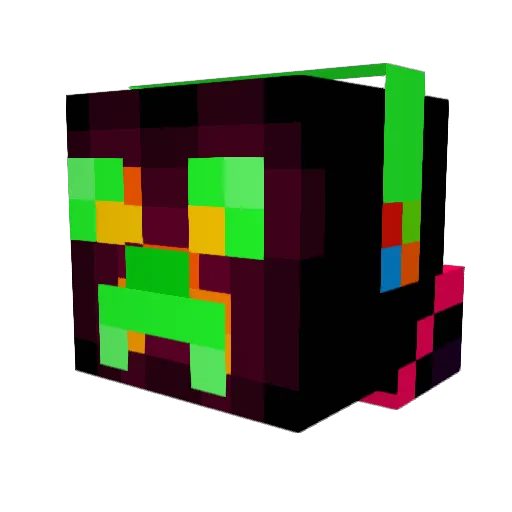 DungeonMiner123 Minecraft avatar head, 3D render