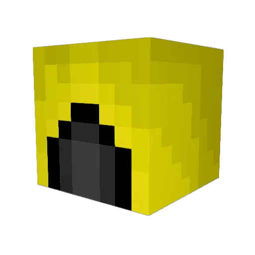 Dungeon_Master_1 Minecraft avatar head, 3D render