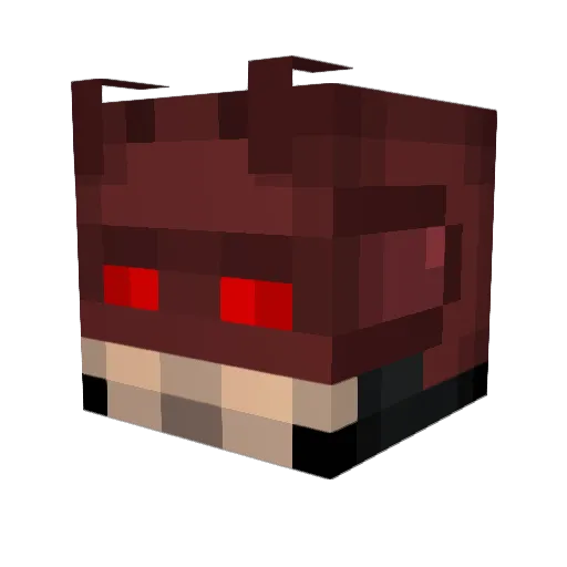 Dungos1000 Minecraft avatar head, 3D render