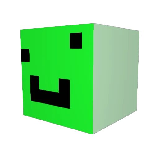 DunisPlays Minecraft avatar head, 3D render