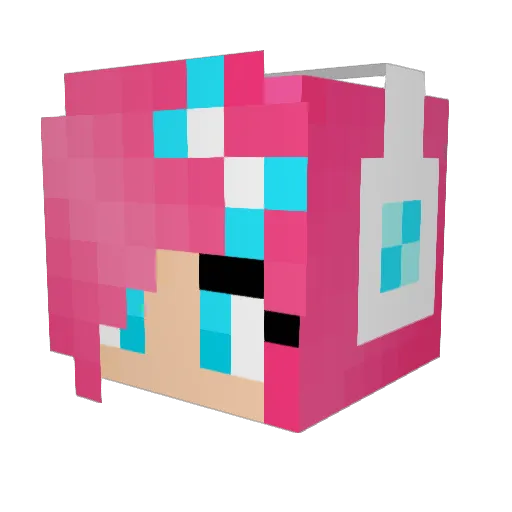 Dunja0103 Minecraft avatar head, 3D render