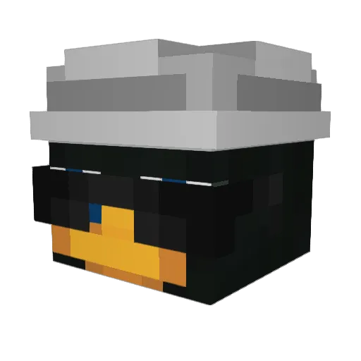DunkBoyz Minecraft avatar head, 3D render
