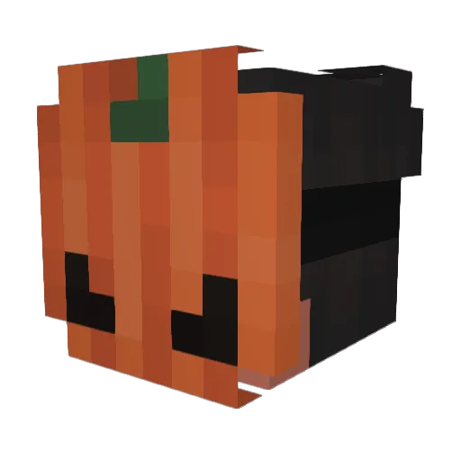 Dunkiez Minecraft avatar head, 3D render