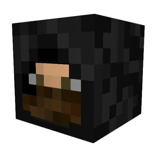 DunknOreo Minecraft avatar head, 3D render
