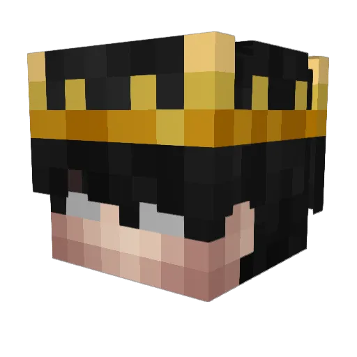 Dunlow Minecraft avatar head, 3D render