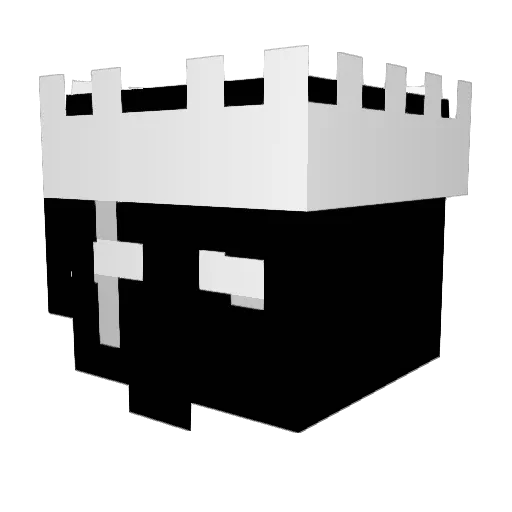 Dunnowhoam_i Minecraft avatar head, 3D render