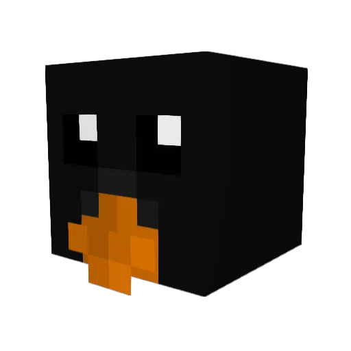Duno96 Minecraft avatar head, 3D render