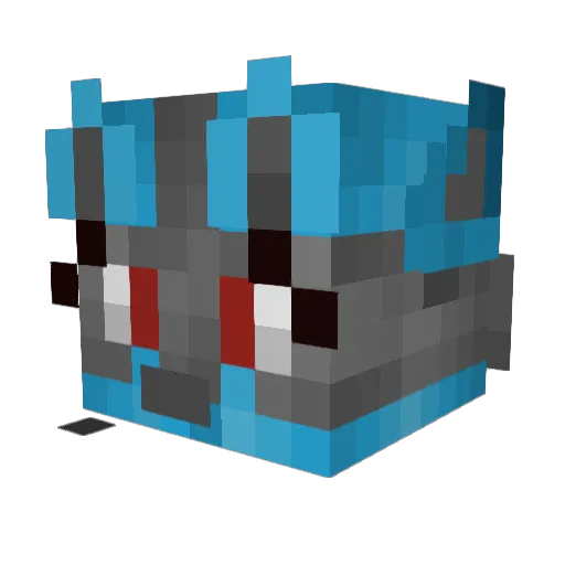 Dunstann Minecraft avatar head, 3D render