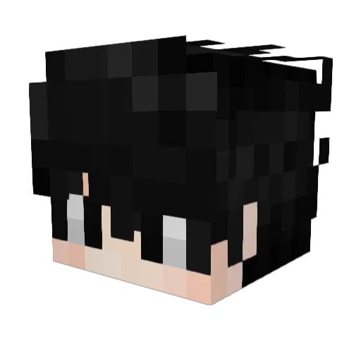 DuplaBibiMar26 Minecraft avatar head, 3D render
