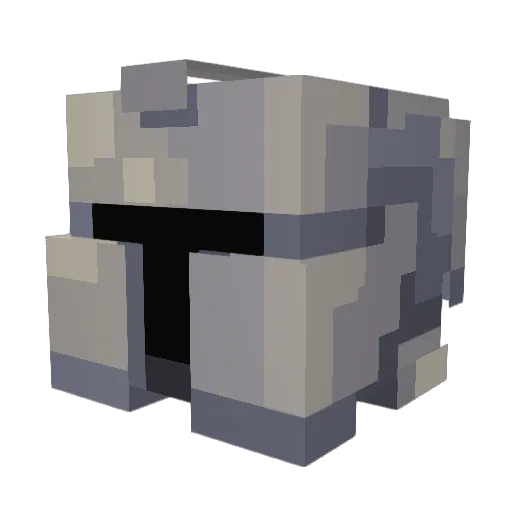 Duplexion Minecraft avatar head, 3D render
