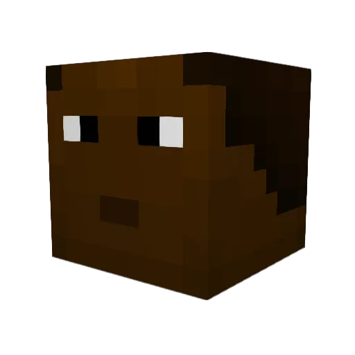 Duquesne15 Minecraft avatar head, 3D render