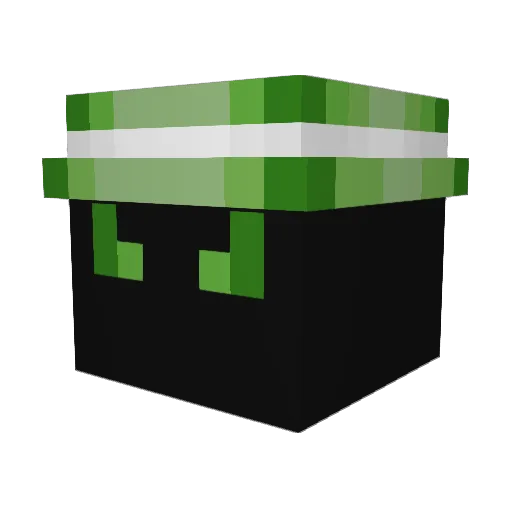 DurK999 Minecraft avatar head, 3D render
