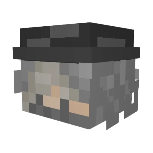 Durachka786 Minecraft avatar head, 3D render