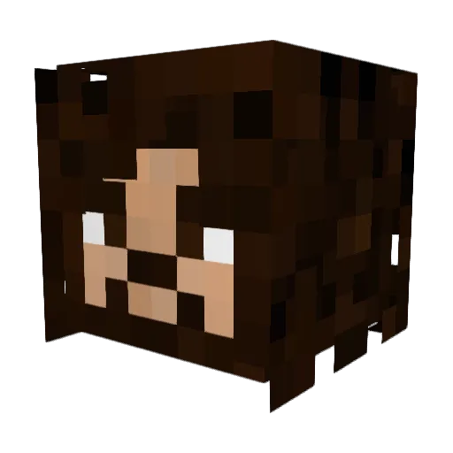 Durann23 Minecraft avatar head, 3D render