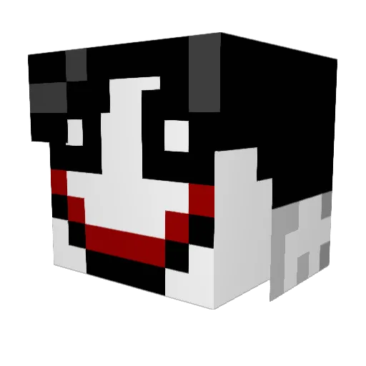 Durazno09 Minecraft avatar head, 3D render