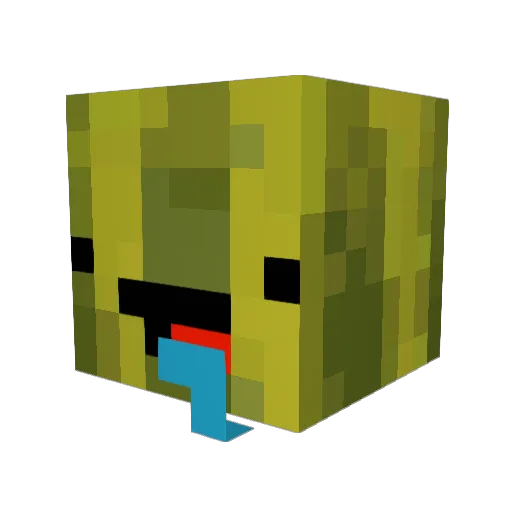Durdevil Minecraft avatar head, 3D render