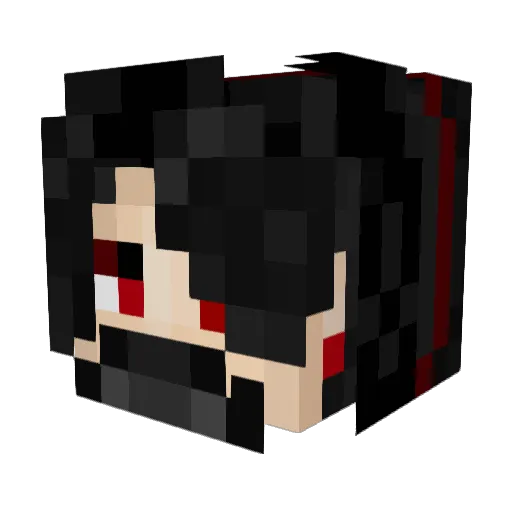 DurenHT Minecraft avatar head, 3D render