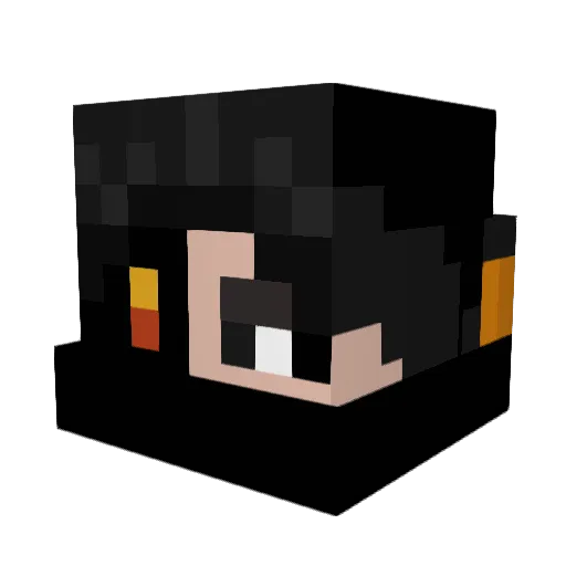 Durian2Good Minecraft avatar head, 3D render