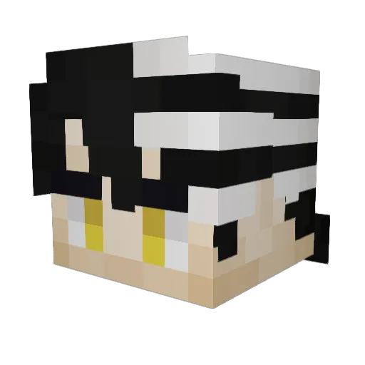 Duriint Minecraft avatar head, 3D render
