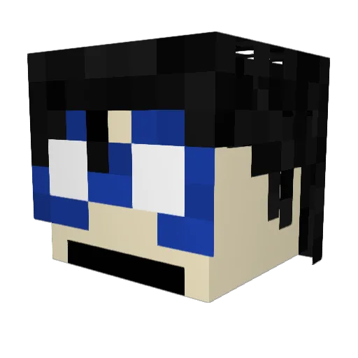 DurinsBane87 Minecraft avatar head, 3D render