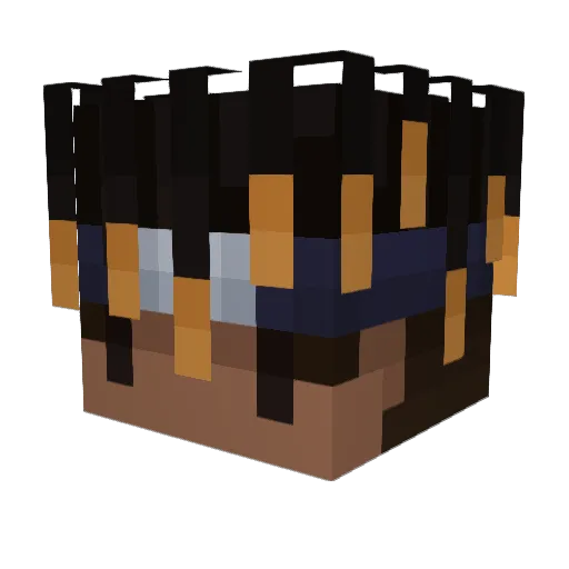DurkoBrr Minecraft avatar head, 3D render