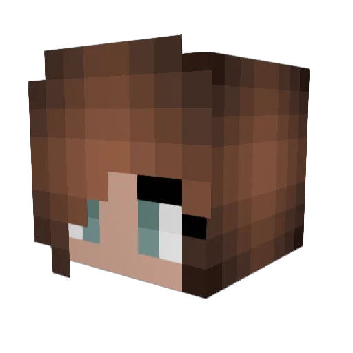 Durnicus Minecraft avatar head, 3D render