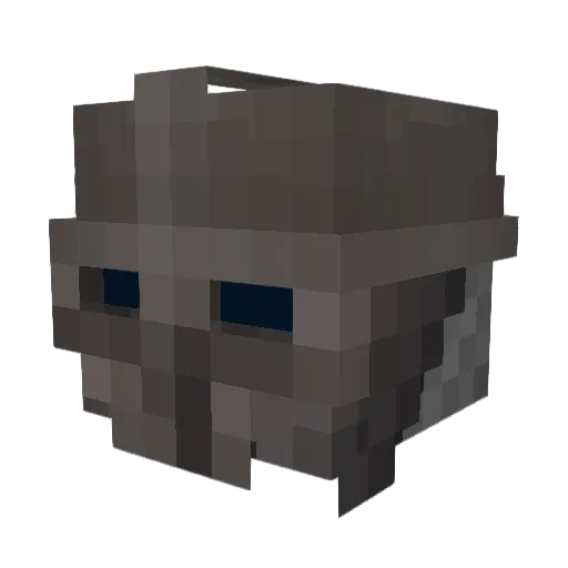 Durnovar Minecraft avatar head, 3D render