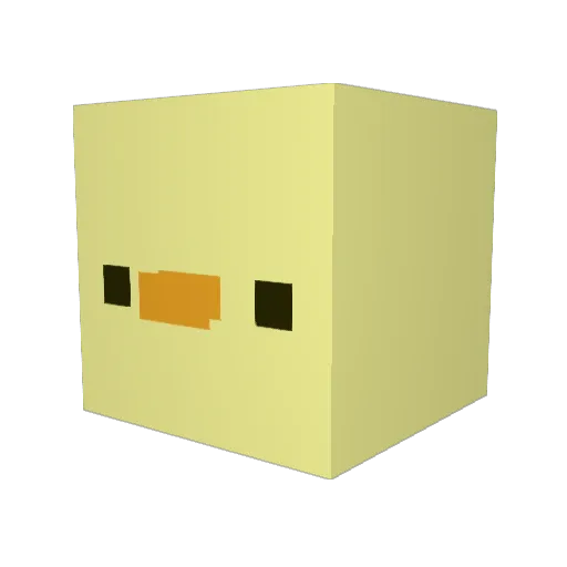 DurpyYTz Minecraft avatar head, 3D render