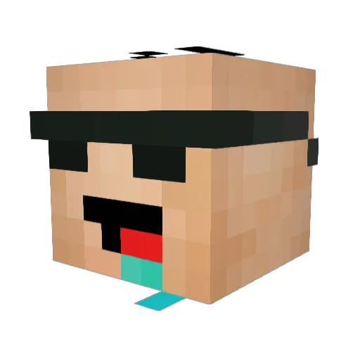 Durpy_noob1234 Minecraft avatar head, 3D render