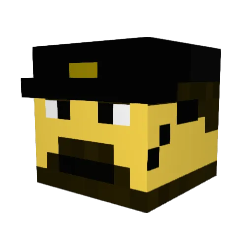 Durst589 Minecraft avatar head, 3D render